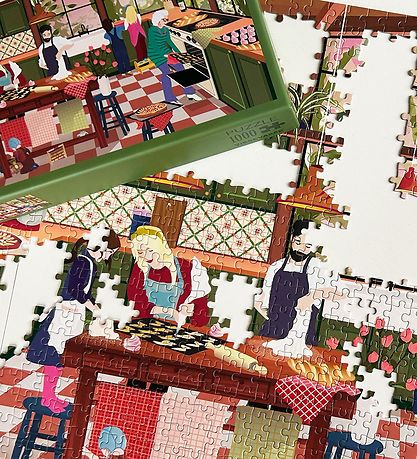 Vissevasse Puslespil - 1000 Brikker - Cosy Kitchen Vissevasse Puslespil - 1000 Brikker - Cosy Kitchen