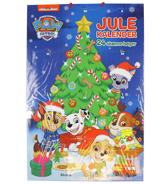 Alvilda Julekalender - Paw Patrol - 24 Bøger