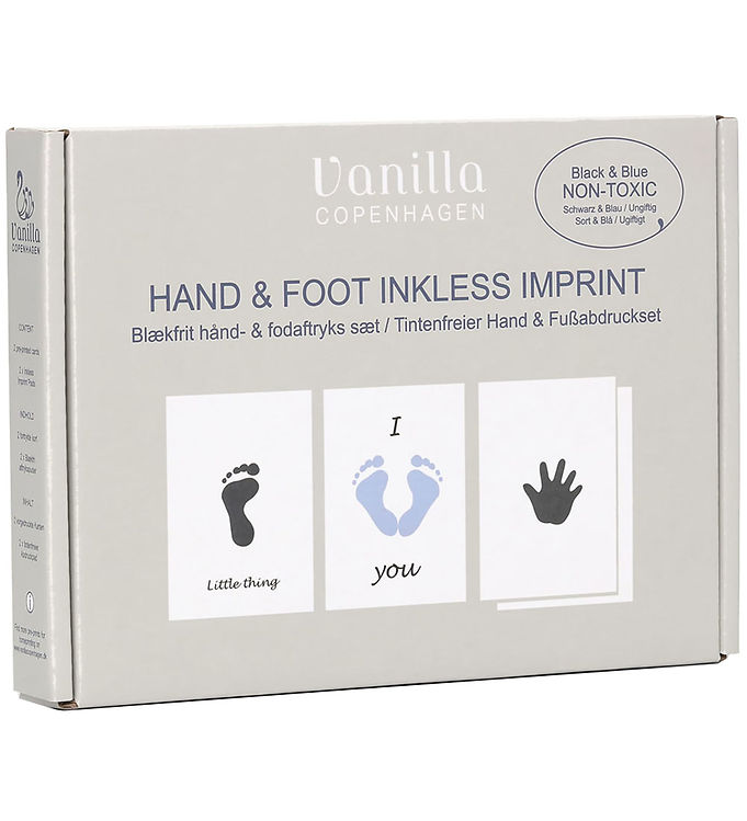 Vanilla Copenhagen Hand & Foot Inkless Pads - Blå-sort - En størrelse (MEMO0324)