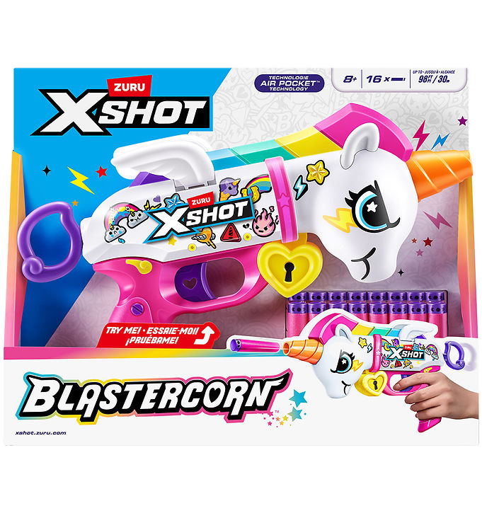 X-SHOT Skumgevær - Blastercorn Unicorn Heartbreaker