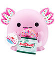 Snackles Bamse - 25 cm - Axolotlen Abbie m. Krispy Kreme Doughnu