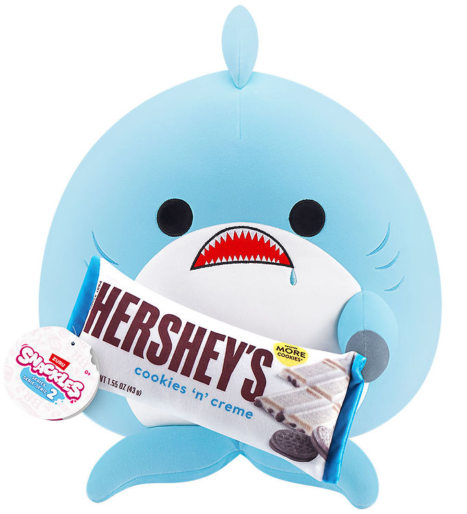 Snackles Bamse - 35 cm - Hajen Seth m. Hershey's