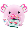 Snackles Bamse - 35 cm - Axolotlen Abbie m. Krispy Kreme Doughnu