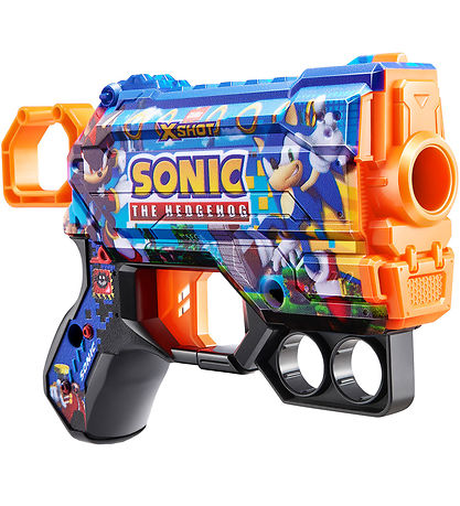 X-SHOT Skumgevær - Skins Menace Blaster - Mega Sonic X-SHOT Skumgevær - Skins Menace Blaster - Mega Sonic