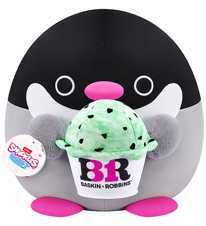 Snackles Bamse - 50 cm - Pingvinen Penelope m. Baskin Robbins Snackles Bamse - 50 cm - Pingvinen Penelope m. Baskin Robbins