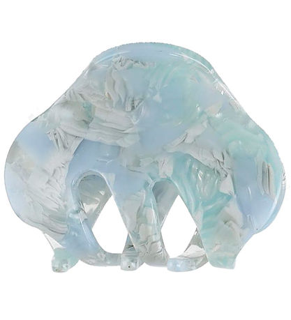 By Stær Hårklemme - Saga - 5,5x4 cm - Blå Marmor By Stær Hårklemme - Saga - 5,5x4 cm - Blå Marmor