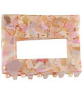 By Stær Hair Clip - Silje - 6x4 cm - Pink Nistret