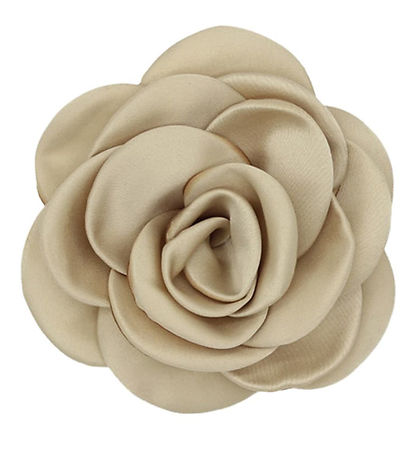 By Stær Hårklemme - Karla - 9 cm - Beige Satin By Stær Hårklemme - Karla - 9 cm - Beige Satin