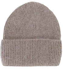 By Stær Hue - Uld/Polyester - Strik - Magda - Brunmeleret By Stær Hue - Uld/Polyester - Strik - Magda - Brunmeleret