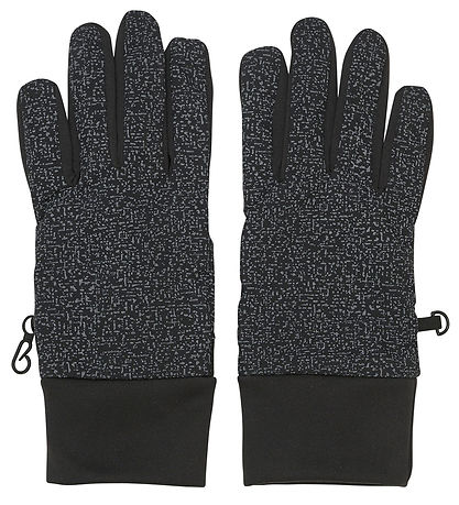 Gants Color Kids - Softshell - Noir