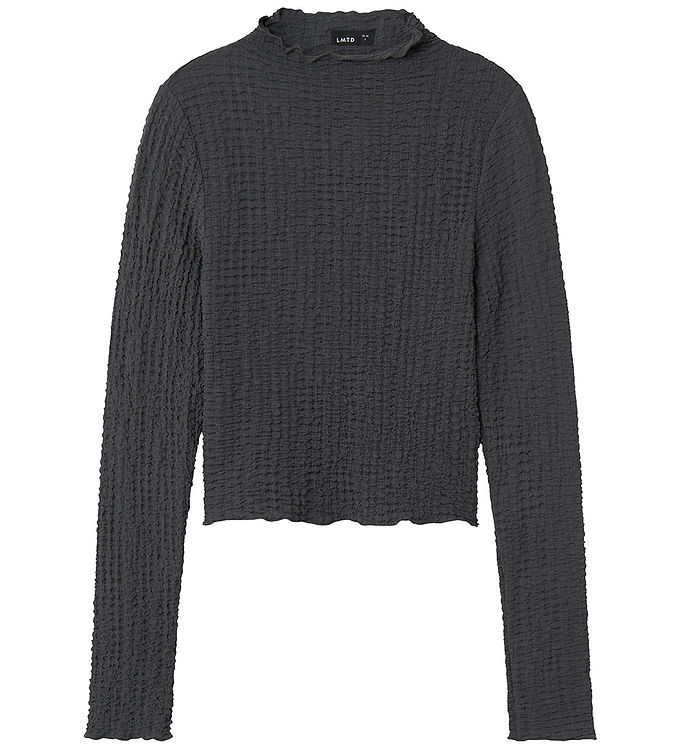 Lmtd Bluse Nlfsaydi Ls Crop Top Magnet