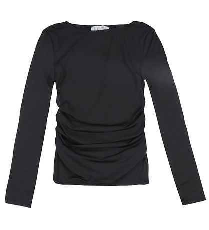 Hound Bluse - Wrincle Top - Sort