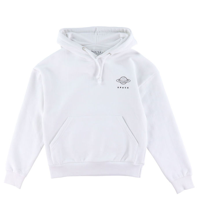 Hound Hættetrøje - Oversized Hoodie - White