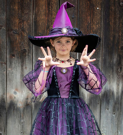 Great Pretenders Udklædning - Heks - Sort/Lilla