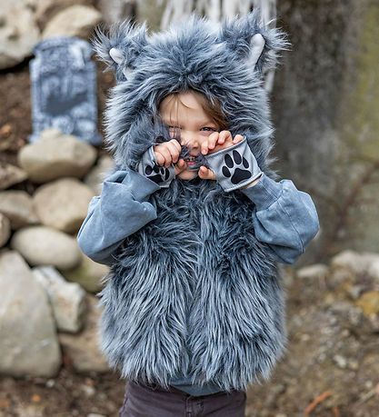 Great Pretenders Udklædning - Big Bad Wolf - Grå Great Pretenders Udklædning - Big Bad Wolf - Grå