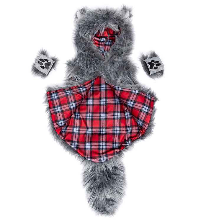 Great Pretenders Udklædning - Big Bad Wolf - Grå