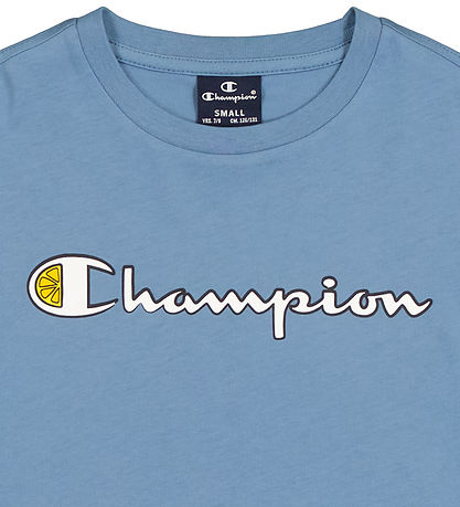 Champion T-shirt - Crewneck - Coronet Blue Champion T-shirt - Crewneck - Coronet Blue