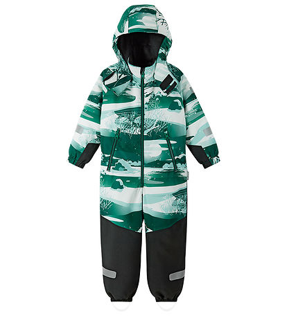 Reima Flyverdragt - Kurikka - Deeper Green m. Print Reima Flyverdragt - Kurikka - Deeper Green m. Print