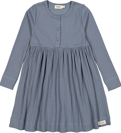 MarMar Kjole - Rib - Modal - Dima - Stormy Blue MarMar Kjole - Rib - Modal - Dima - Stormy Blue