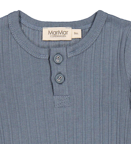 MarMar Body l/æ - Rib - Modal - Stormy Blue MarMar Body l/æ - Rib - Modal - Stormy Blue