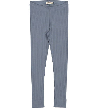 MarMar Leggings - Rib - Modal - Stormy Blue MarMar Leggings - Rib - Modal - Stormy Blue