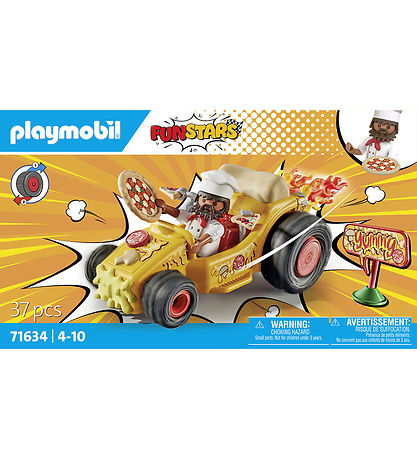 Playmobil Funstars - Racing Pizza - 71634 - 37 Dele Playmobil Funstars - Racing Pizza - 71634 - 37 Dele