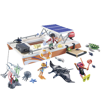 Playmobil Wiltopia - Koralrevsundersøgelse  - 71623 - 67 Dele Playmobil Wiltopia - Koralrevsundersøgelse  - 71623 - 67 Dele