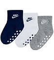 Nike Strømper - 3-pak - Non-Slip - Navy/Hvid/Grå