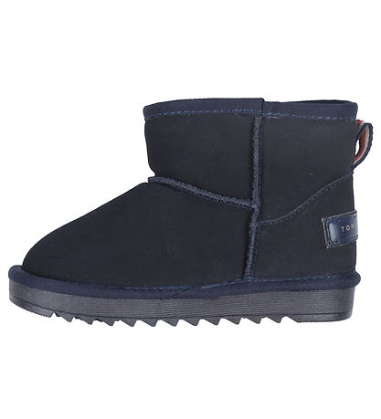 Tommy Hilfiger Bamsestøvler - Fur Boot - Blå