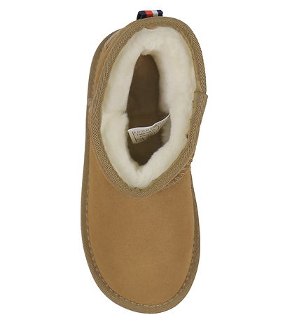 Tommy Hilfiger Bamsestøvler - Fur Boot - Camel Tommy Hilfiger Bamsestøvler - Fur Boot - Camel