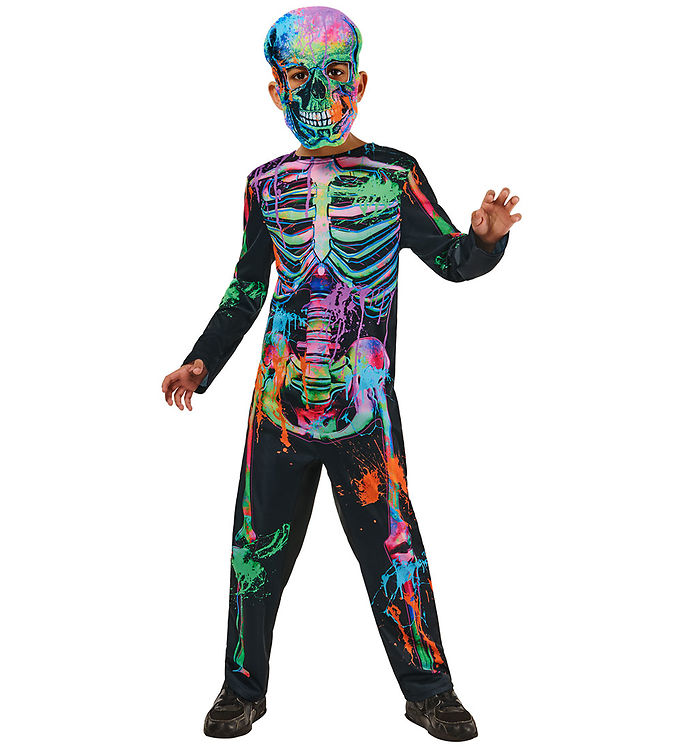 Rubies Udklædning - Bonesky Graffiti Skeleton