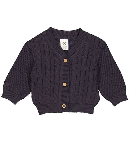 Müsli Cardigan - Cable - Mystery Blue Müsli Cardigan - Cable - Mystery Blue