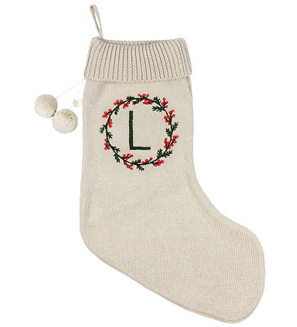 That's Mine Christmas Stocking - Knitted - L - Cam - Peyote