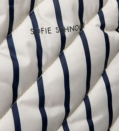 Sofie Schnoor Shopper - Off White/Navy Striped