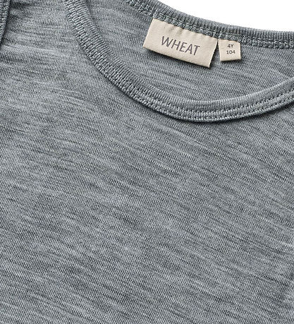 Wheat Undertrøje - Uld - Iggy - Melange Grey Wheat Undertrøje - Uld - Iggy - Melange Grey