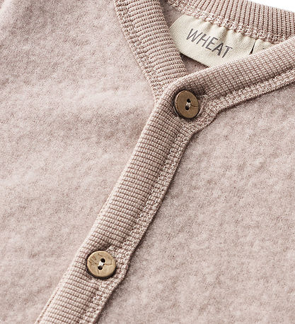 Wheat Cardigan - Uldfleece - Kari - Dry Rose Wheat Cardigan - Uldfleece - Kari - Dry Rose