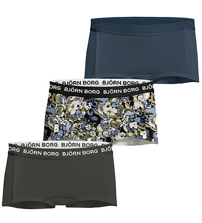 Björn Borg Hipsters - 3-pak - Blå/Grå/Print Björn Borg Hipsters - 3-pak - Blå/Grå/Print