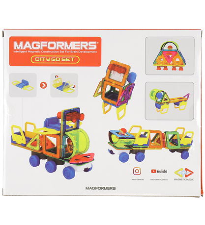 Magformers Magnetsæt - 25 Dele - City Go Set Magformers Magnetsæt - 25 Dele - City Go Set