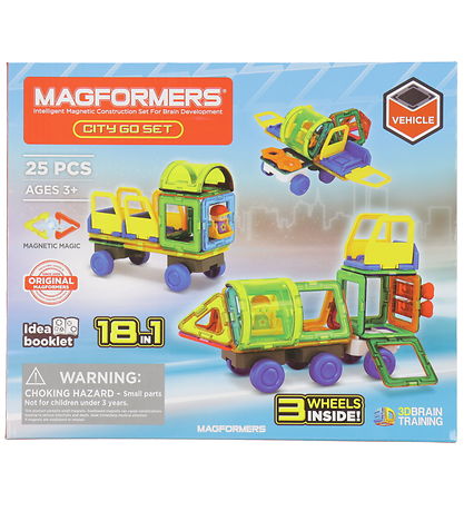 Magformers Magnetsæt - 25 Dele - City Go Set Magformers Magnetsæt - 25 Dele - City Go Set