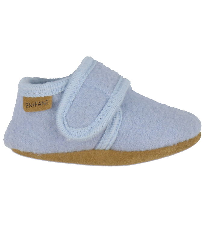 Baby wool slippers - Forever Blue - 19-20