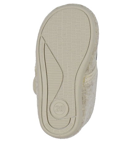 En Fant Hjemmesko - Uld - Sand Melange En Fant Hjemmesko - Uld - Sand Melange