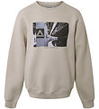 Hound Sweatshirt - Light Sand m. Print Hound Sweatshirt - Light Sand m. Print