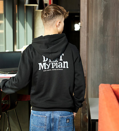 Hound Hættetrøje - Sort m. Print Hound Hættetrøje - Sort m. Print