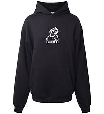 Hound Hættetrøje - Hoddie W/Embroidery - Black Hound Hættetrøje - Hoddie W/Embroidery - Black