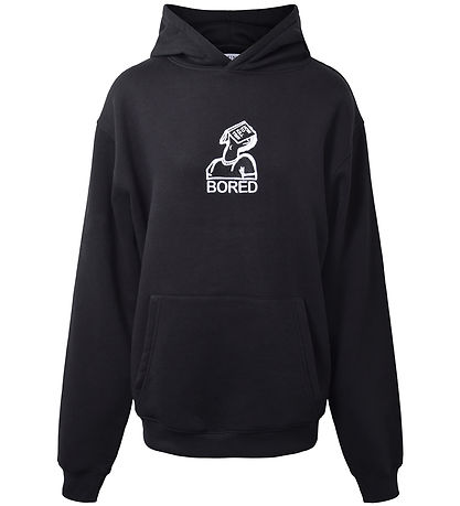 Hound Hættetrøje - Hoddie W/Embroidery - Black Hound Hættetrøje - Hoddie W/Embroidery - Black