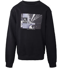Hound Sweatshirt - Black m. Print Hound Sweatshirt - Black m. Print