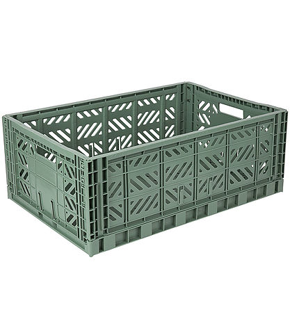 Aykasa Foldekasse - 60x40x22 cm - Maxi - Almond Green
