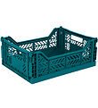 Aykasa Foldekasse - 40x30x15 cm - Midi - Peacock Green