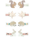 Mimi & Lula Hårclips - 8-pak - 3 cm - Mini Woodland Friends Home