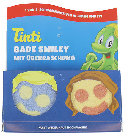 Tinti Bath Bombs - 2 Stk - Smiley Tinti Bath Bombs - 2 Stk - Smiley